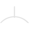 Ekena Millwork Archdale Architectural Grade PVC Gable Bracket, 108"W x 63"H x 2"D x 4"F, 14/12 Pitch GBP108X63X0204ARC00 - alternate 3